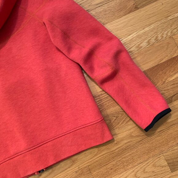NWT Nike Tech Fleece Full-Zip Hoodie Kids LARGE Red - Picture 11 of 14